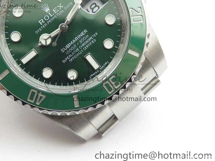 AAA Replica Watches Best Green LV Edition 2783 Bracelet and 1:1 Case Submariner 904L A2836 Ceramic TimelessDesign V Noob 116610 SS 0120